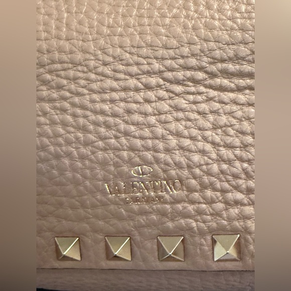 Valentino Mini Rockstud Tote in Poudre New!!! - Picture 8 of 16